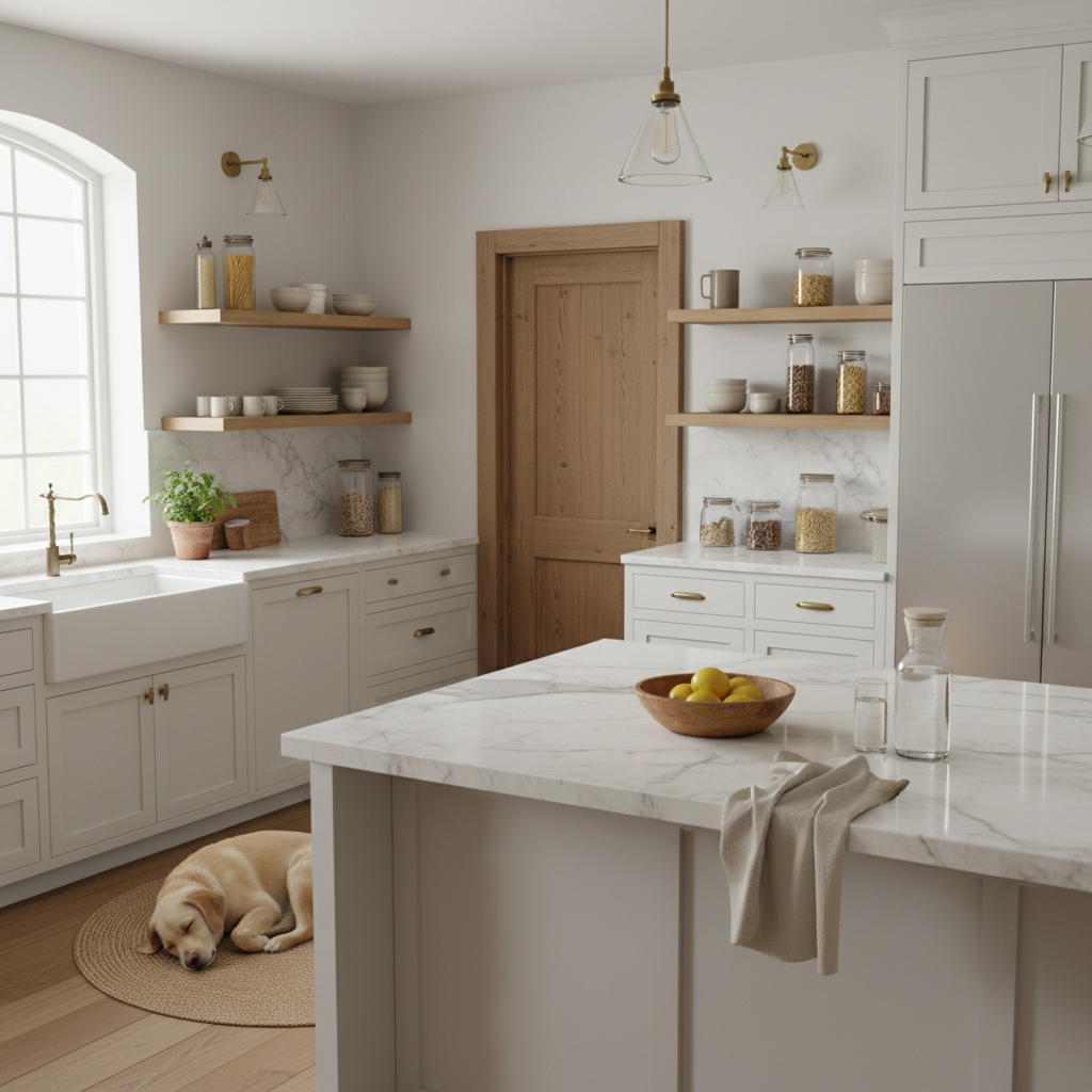 A functional kitchen designed for everyday family life